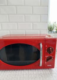 Microonde rosso vintage DOMO stile anni '50