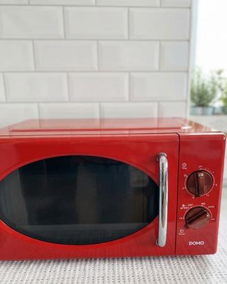 Microonde rosso vintage DOMO stile anni '50