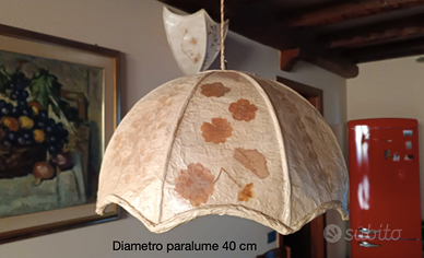 Lampade artigianali in carta di riso