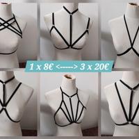 Harness imbracatura gothic emo punk sexy rock rave