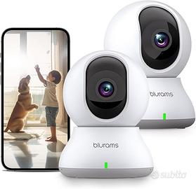 blurams Telecamera Wi-Fi Interno,2K Videocamera So