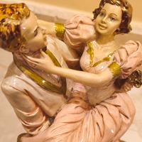 Scultura in porcellana di Capodimonte, h 28 cm