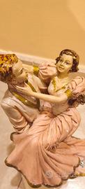 Scultura in porcellana di Capodimonte, h 28 cm