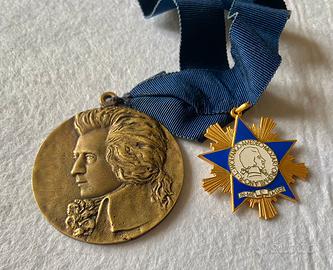 Mozart medaglie set da due pezzi di massoneria
