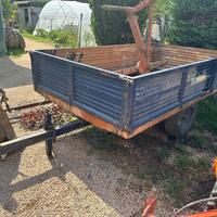 rimorchio fisso lama e spandiconcime attrezzature 