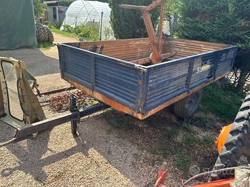 rimorchio fisso lama e spandiconcime attrezzature 