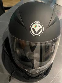 Casco Moto Modulare NASHI Nero Opaco XL