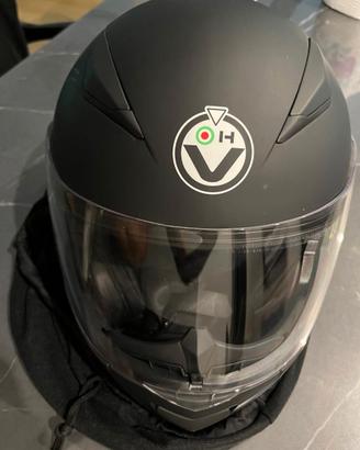 Casco Moto Modulare NASHI Nero Opaco XL