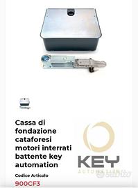 cassa di fondazione per motori interrati key
