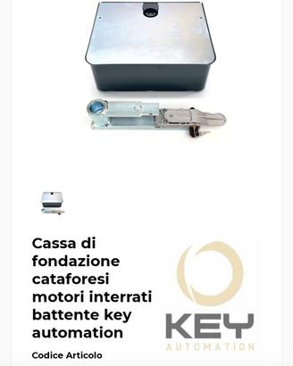 cassa di fondazione per motori interrati key