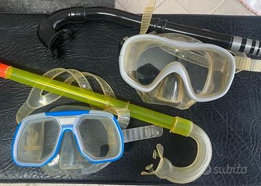 2 Maschera da sub con boccaglio