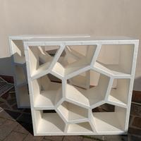 Libreria casamania opus incertum bianco