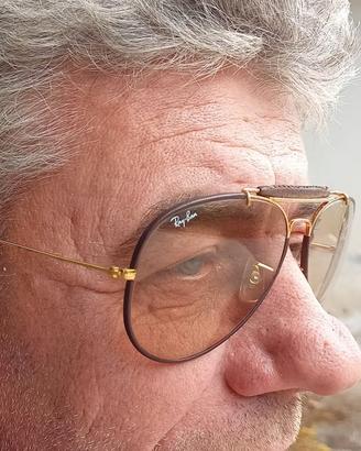Ray Ban AVIATOR LEATHER Bausch & Lomb