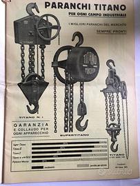 Paranco catena 500 kg