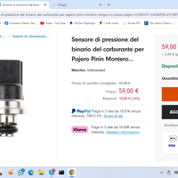 Sensore regolatore di pressione carburante MD36093