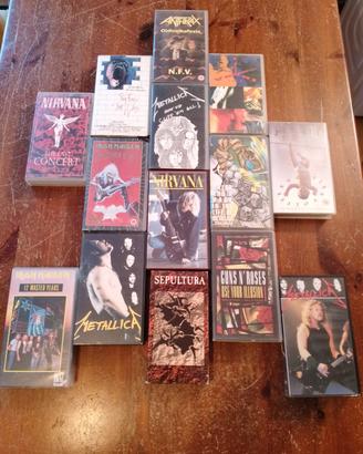  VHS ROCK/ HEAVY METAL / TRASH METAL