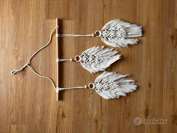 Decorazioni in macramé stile boho