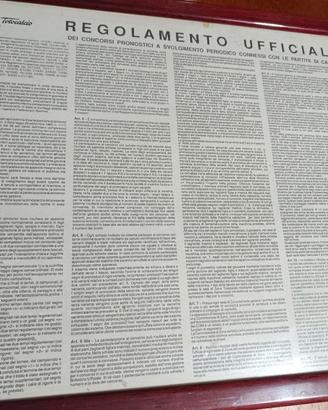 Regolamento totocalcio e totogol