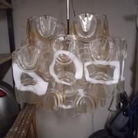 Lampadario murano Mazzega anni 60-70