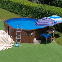 Piscina ovale fuori terra