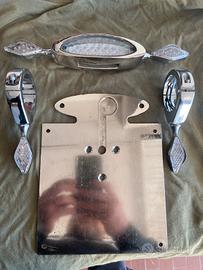 Kit portatarga frecce anteriori posteriori harley