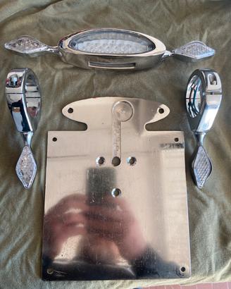 Kit portatarga frecce anteriori posteriori harley