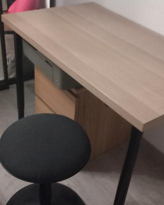 scrivania 100x60 altezza regolabile