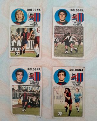 Lotto di 4 Figurine Calciatori 1976-77 BOLOGNA