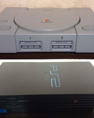 PlayStation 1 (PS1) + PlayStation 2 (PS2)