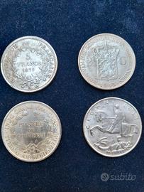 LOTTO MONETE INGHILTERRA, OLANDA, INDOCINA E FRAN