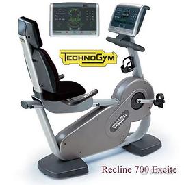 Cyclette orizzontale Recline 700 Excite Technogym