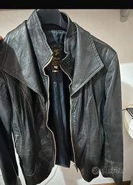 Giubbotto pelle nero