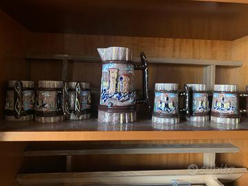 collezzione vintage di 6 boccali - San Marino