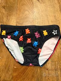 Costume da bagno uomo Taglia L  Nero con orsetti