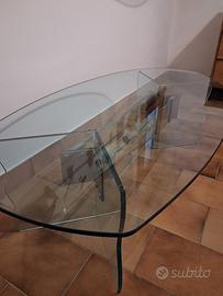 Tavolino in cristallo  temperato