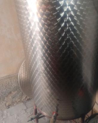 Botte in acciaio inox per vinificazione