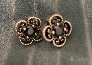 Orecchini argento opale