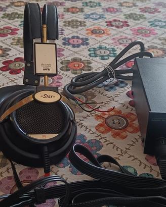cuffie Stax SR-5 Gold con adaptor SRD6-SB