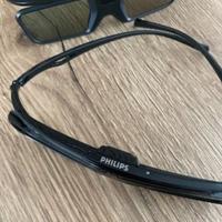 5 occhiali 3D attivi Philips, modello PTA508