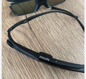 5 occhiali 3D attivi Philips, modello PTA508