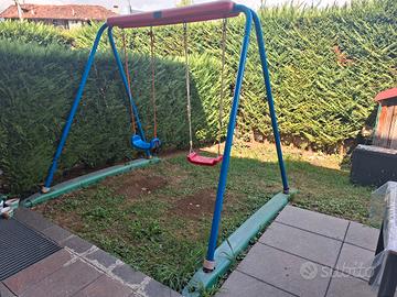 altalena doppia da giardino