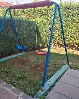 altalena doppia da giardino