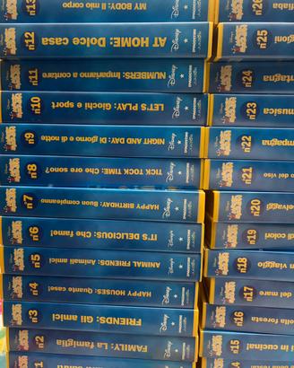 Collezione completa vhs Disney Magic English 1-26