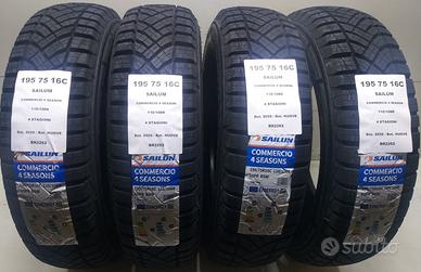 4 GOMME 195 75 16C SAILUN BR2262
