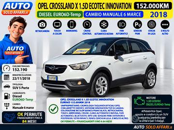 Opel Crossland X 1.5D ECOTEC INNOVATION EURO6D CAM