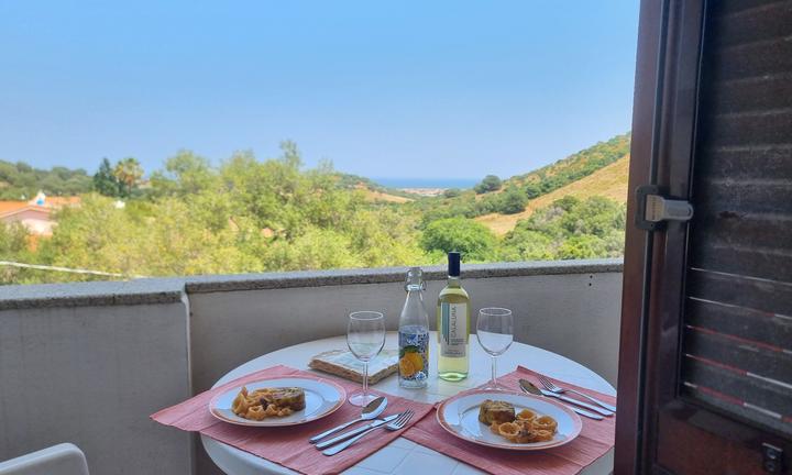 Vista mare stagione invernale