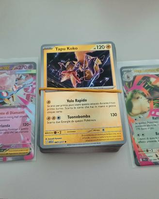 50 carte pokemon +  Mega ex