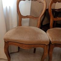 Vendiamo set di 6 Poltroncine con seduta imbottita