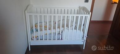lettino culla 60x120 legno cancello 