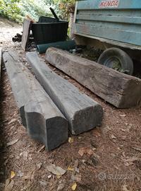 travi in legno per davanzale caminetto o altro